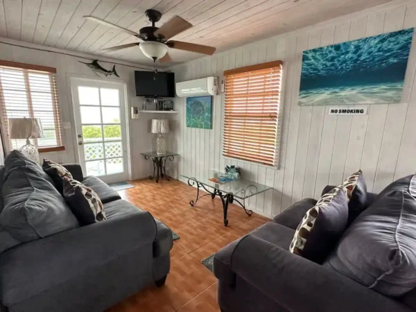 seashell cottage living room